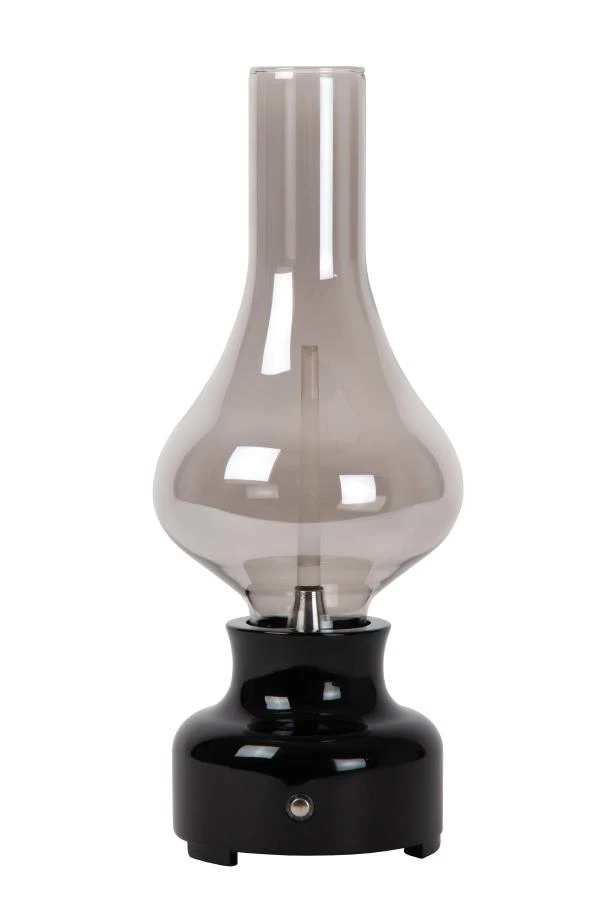 Lucide JASON - Lampe de table Rechargeable - Batterie/Piles - LED Dim. - 1x2W 3000K - 3 StepDim - Noir - UIT